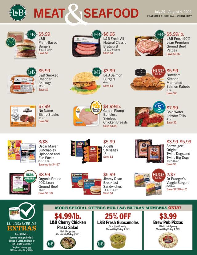Lunds & Byerlys Ad from 07/29/2021