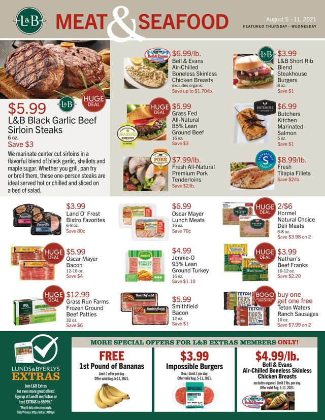 Lunds & Byerlys Ad from 08/05/2021