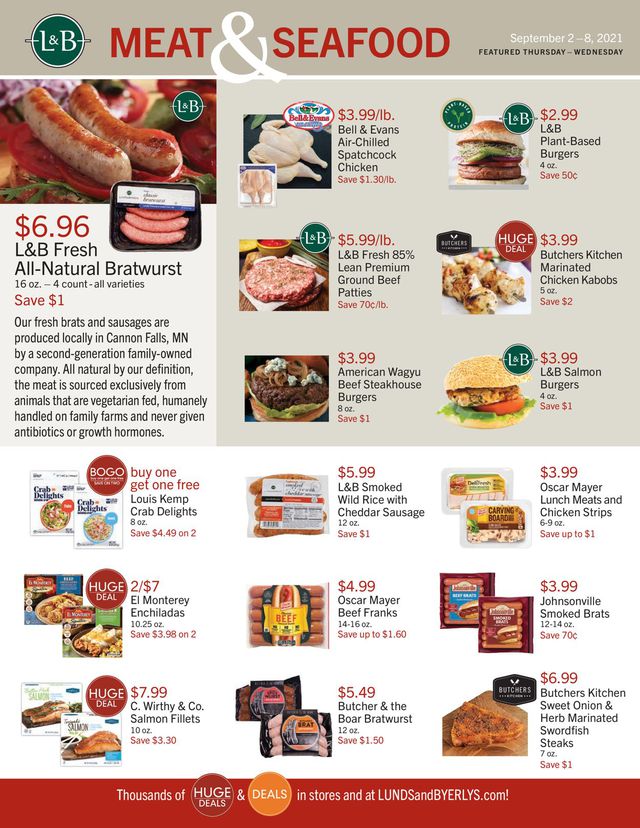 Lunds & Byerlys Ad from 09/02/2021