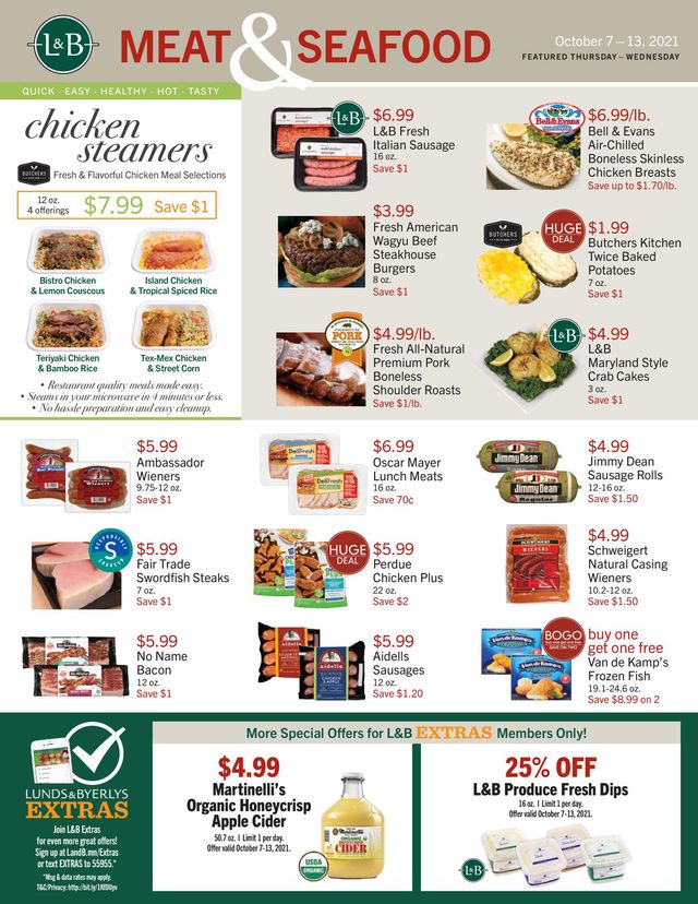 Lunds & Byerlys Ad from 10/07/2021