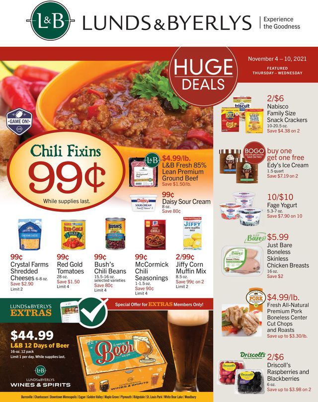 Lunds & Byerlys Ad from 11/04/2021