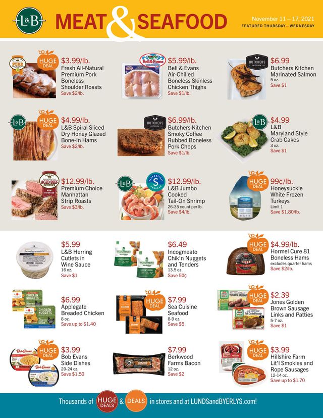 Lunds & Byerlys Ad from 11/11/2021