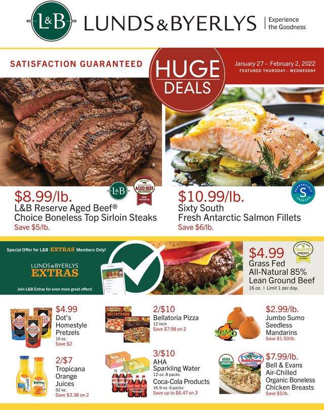 Lunds & Byerlys Ad from 01/27/2022