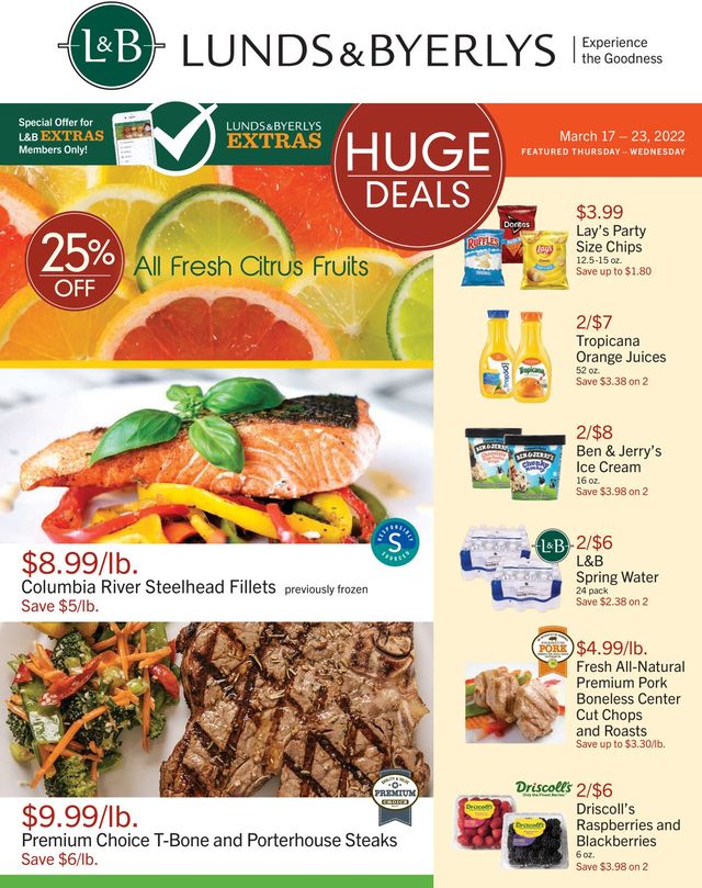 Lunds & Byerlys Ad from 03/17/2022