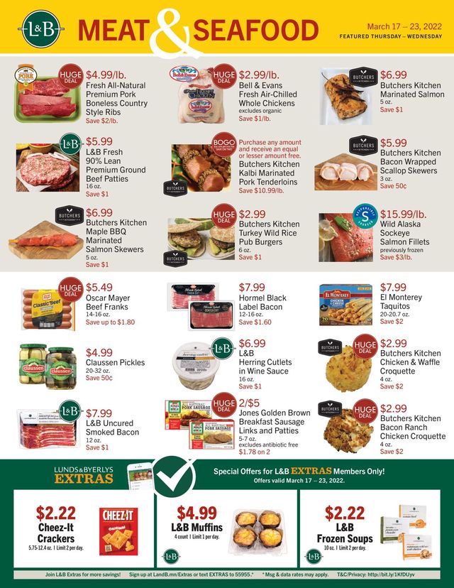 Lunds & Byerlys Ad from 03/17/2022