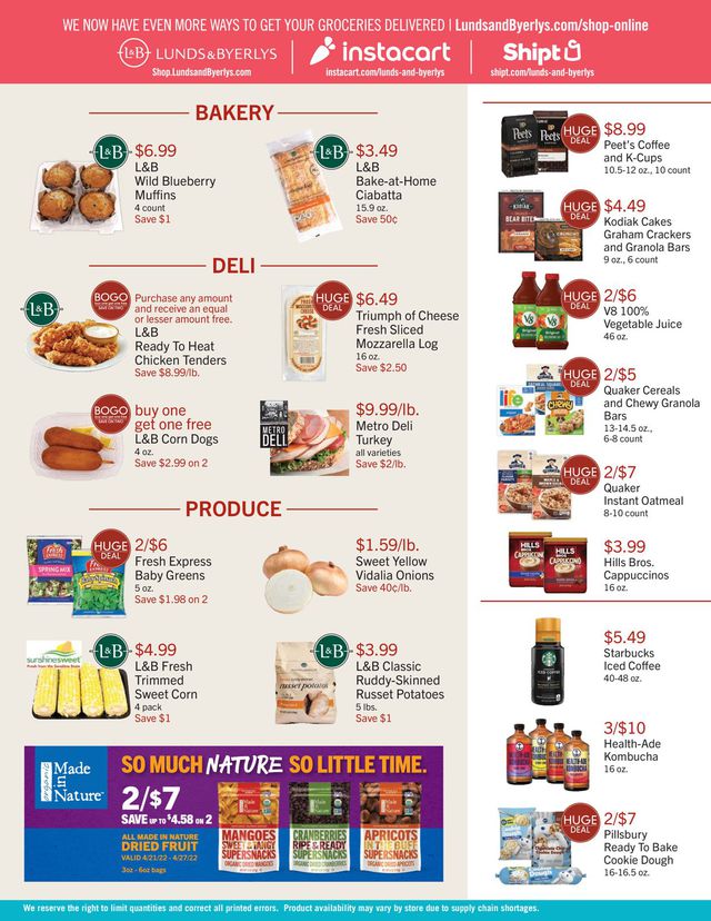 Lunds & Byerlys Ad from 04/21/2022