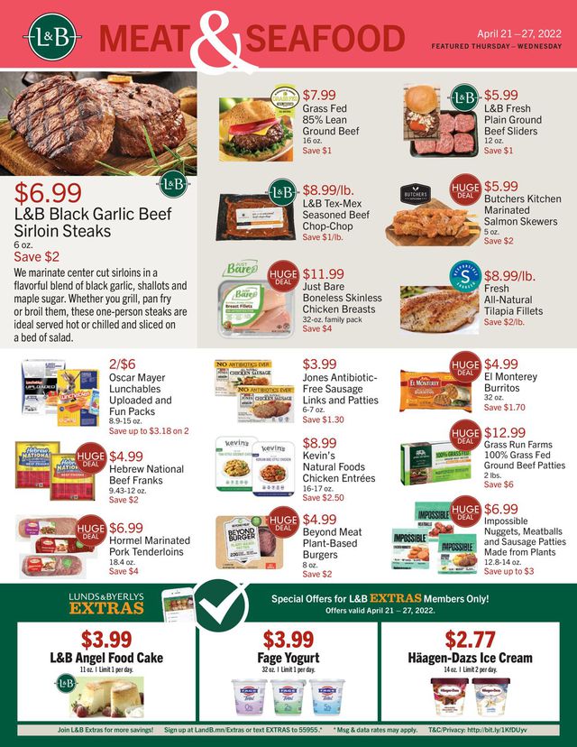 Lunds & Byerlys Ad from 04/21/2022