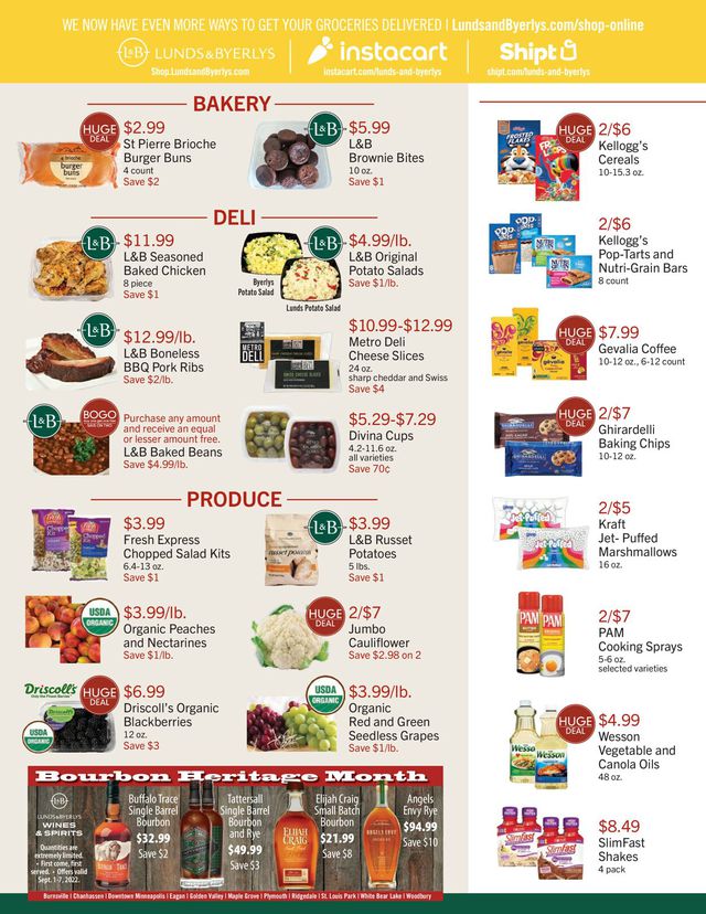 Lunds & Byerlys Ad from 09/01/2022