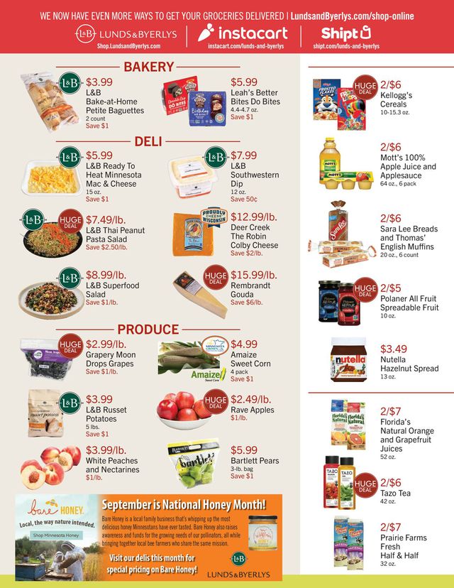 Lunds & Byerlys Ad from 09/08/2022