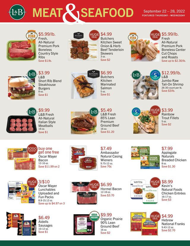 Lunds & Byerlys Ad from 09/22/2022