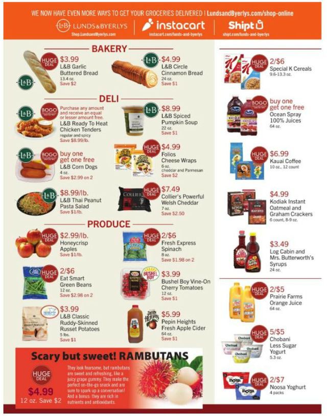 Lunds & Byerlys Ad from 10/20/2022