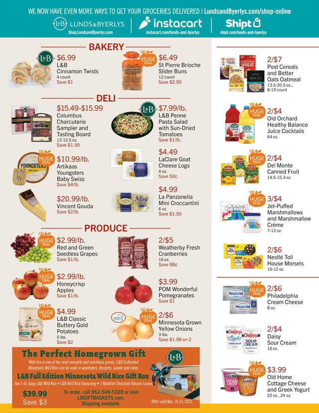 Lunds & Byerlys Ad from 11/10/2022