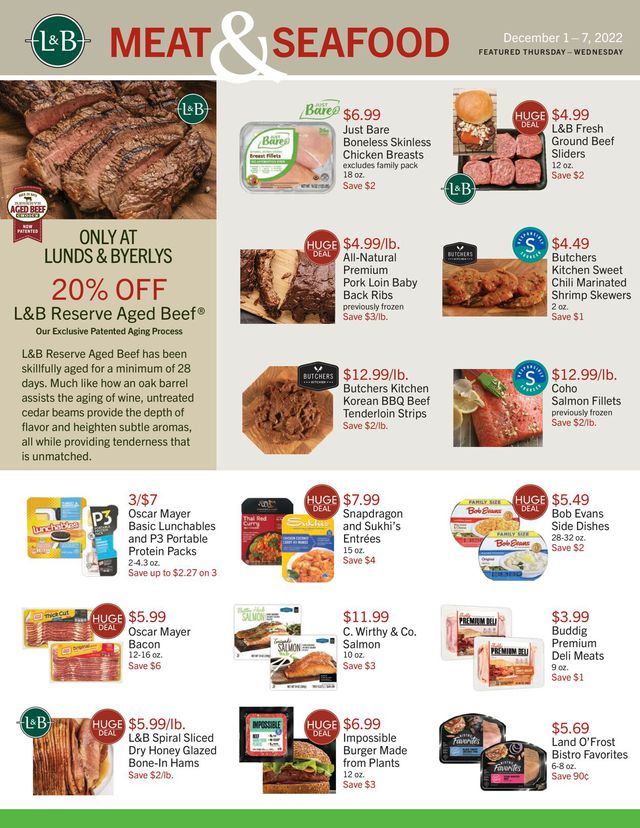 Lunds & Byerlys Ad from 12/01/2022