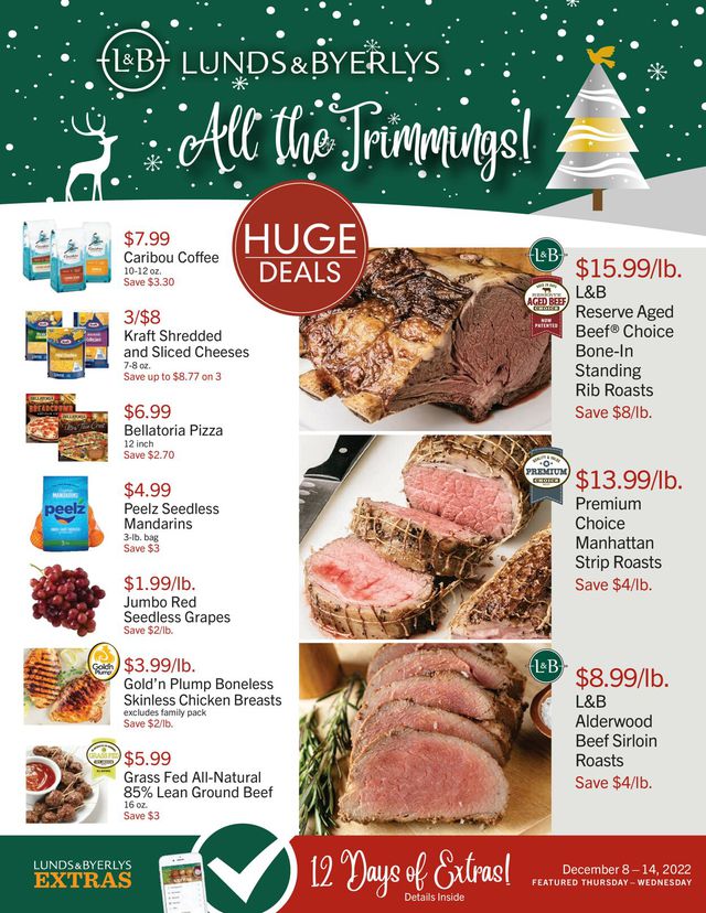 Lunds & Byerlys Ad from 12/08/2022
