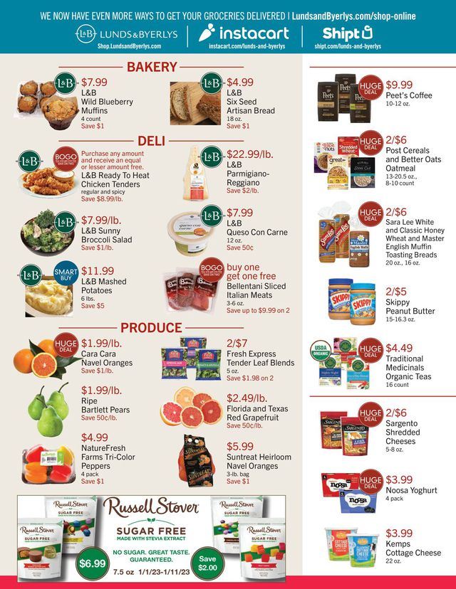 Lunds & Byerlys Ad from 12/29/2023