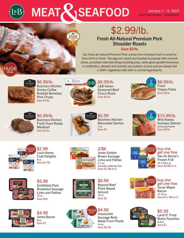 Lunds & Byerlys Ad from 12/29/2023