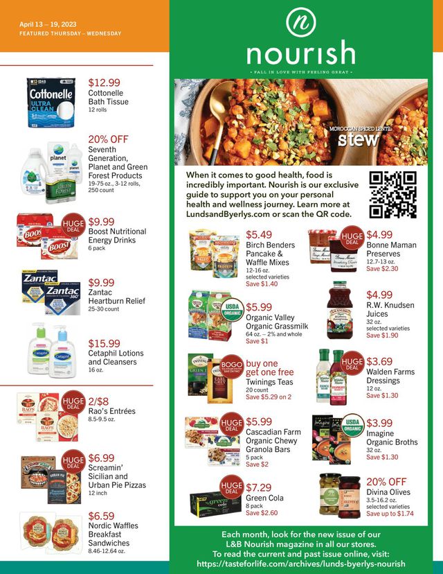 Lunds & Byerlys Ad from 04/13/2023