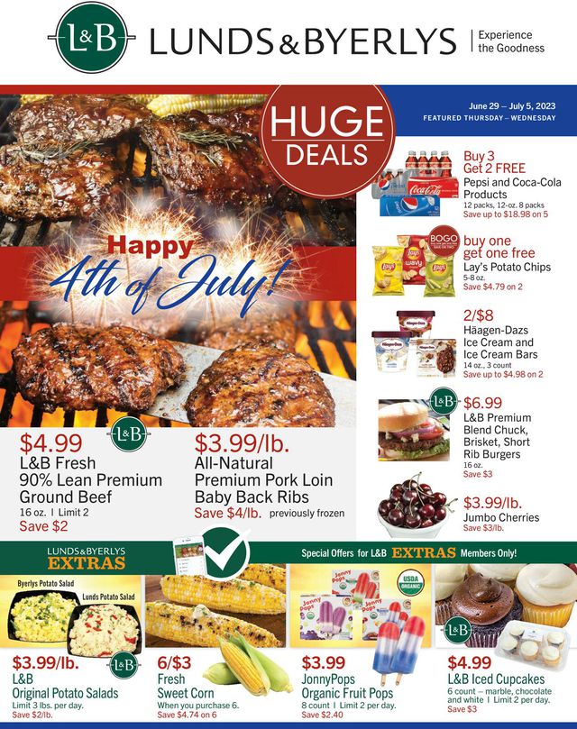 Lunds & Byerlys Ad from 06/29/2023