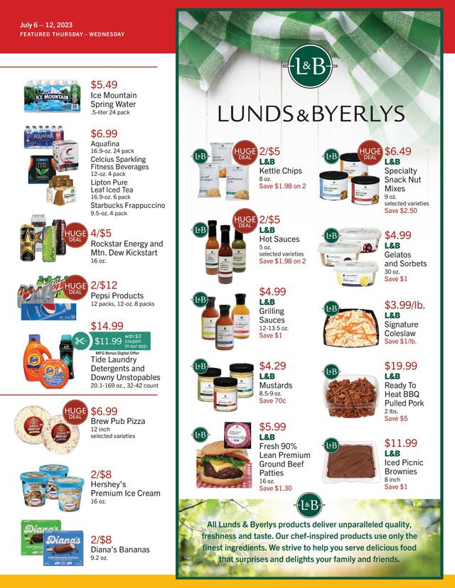 Lunds & Byerlys Ad from 07/06/2023