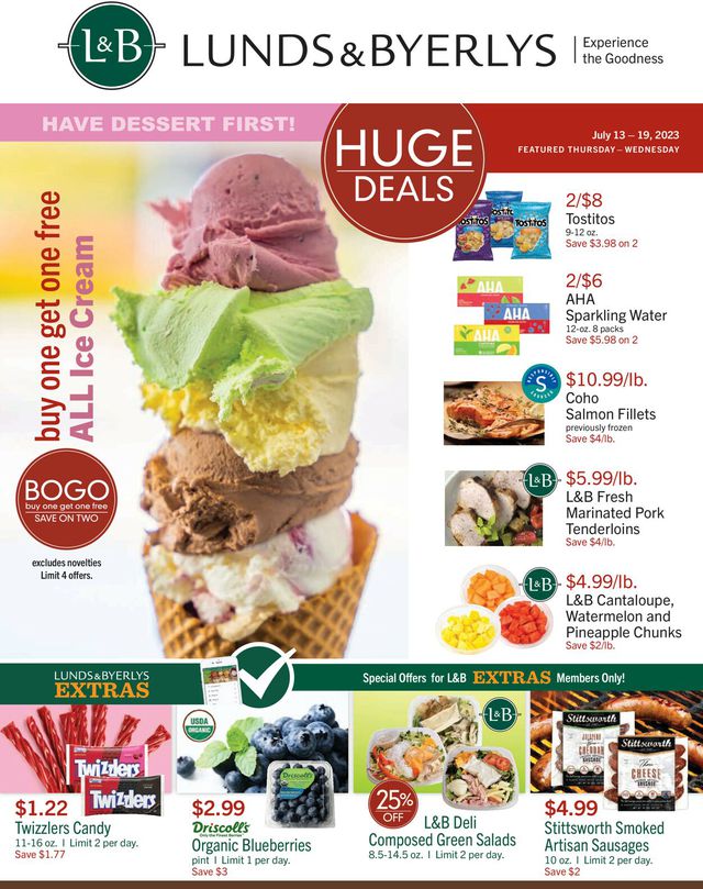 Lunds & Byerlys Ad from 07/13/2023