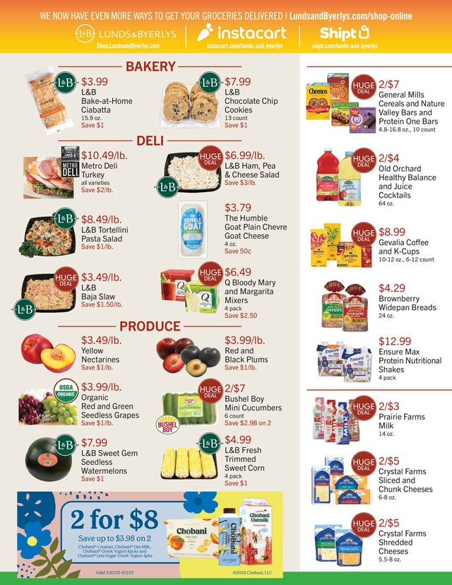Lunds & Byerlys Ad from 07/20/2023