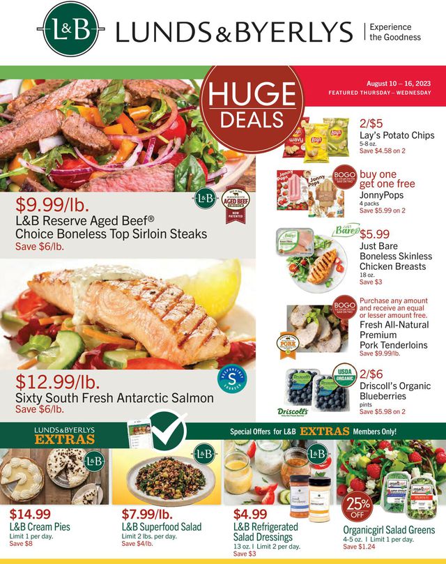 Lunds & Byerlys Ad from 08/10/2023