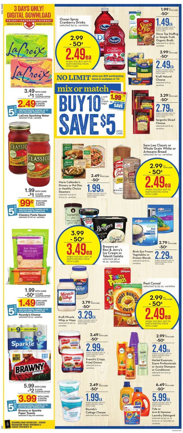 Mariano’s Ad from 11/06/2019