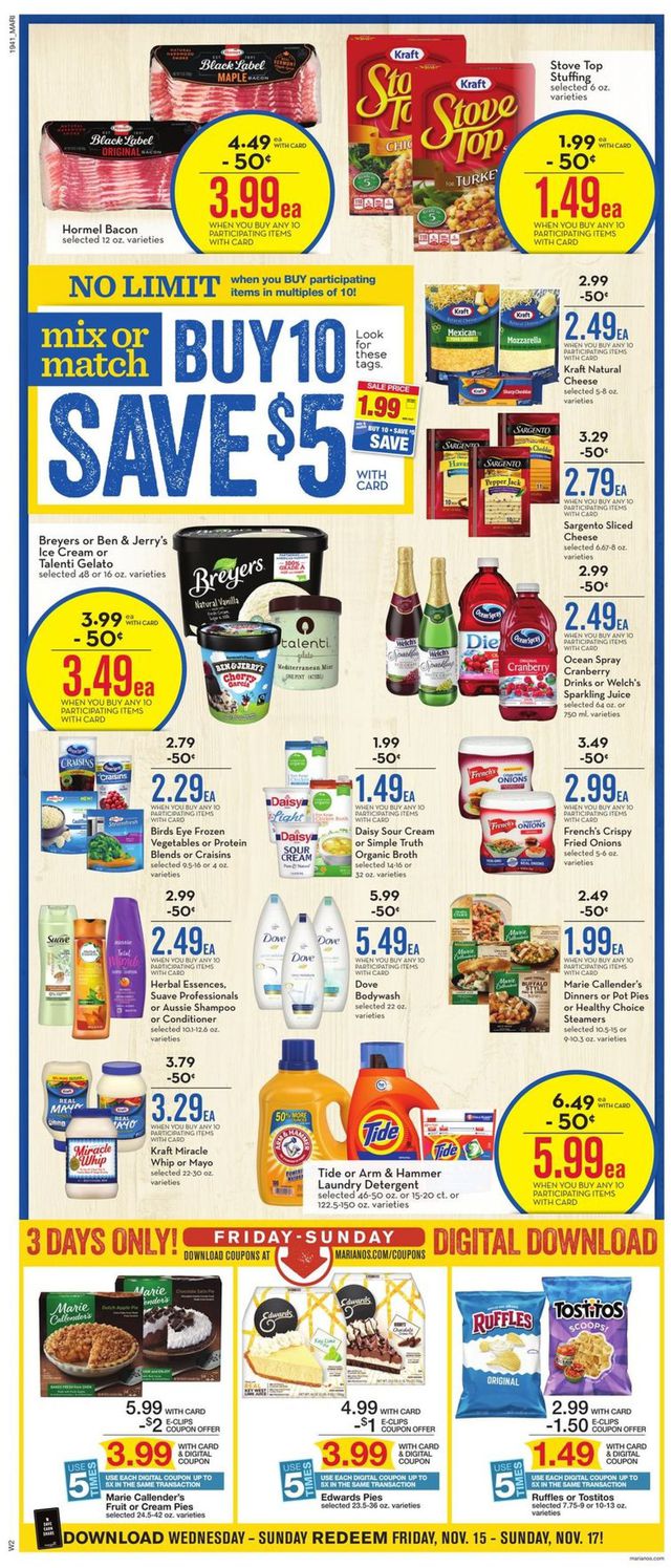 Mariano’s Ad from 11/13/2019