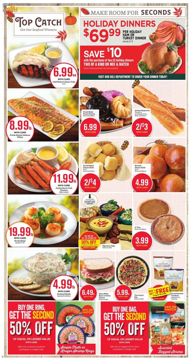Mariano’s Ad from 11/20/2019