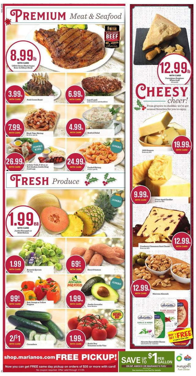 Mariano’s Ad from 12/18/2019