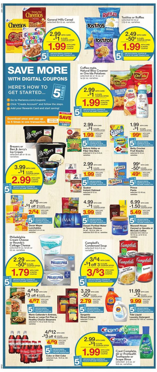 Mariano’s Ad from 02/05/2020