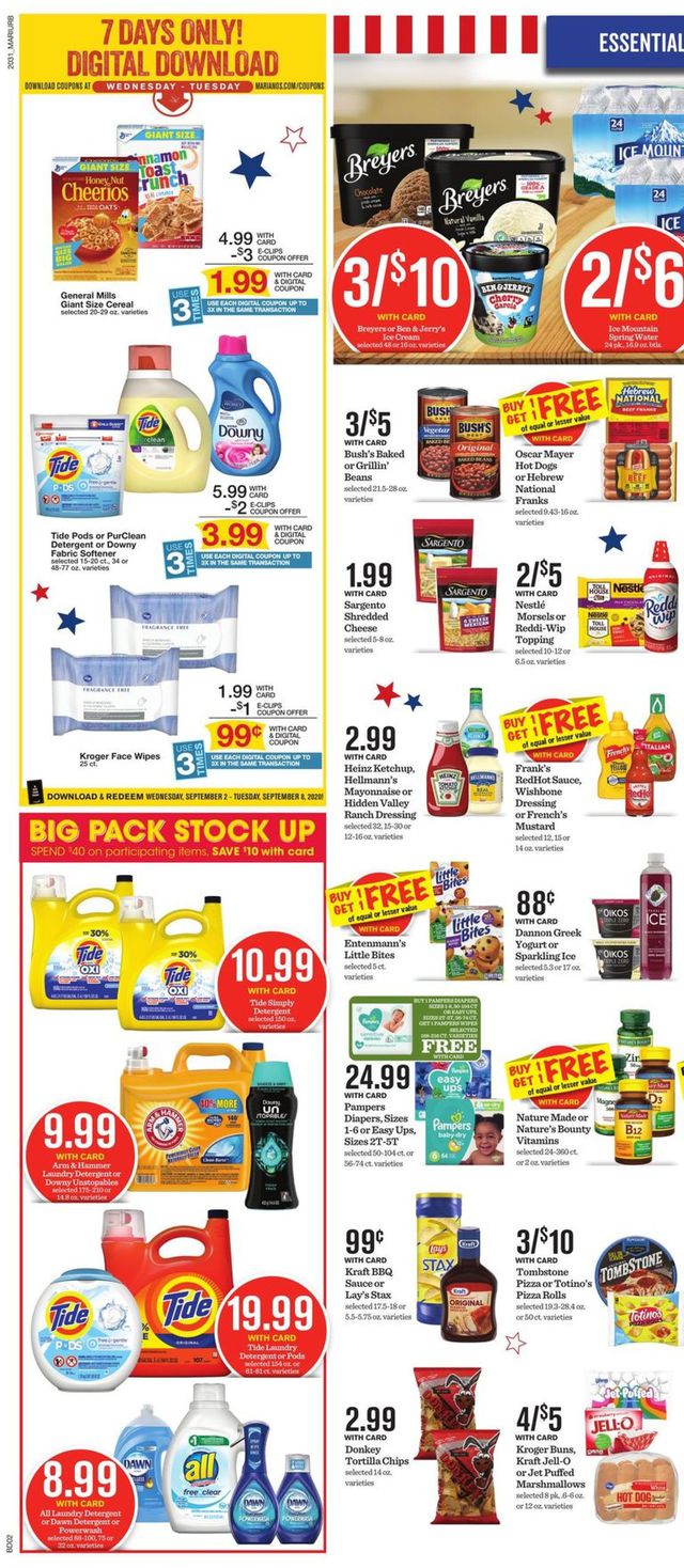 Mariano’s Ad from 09/02/2020