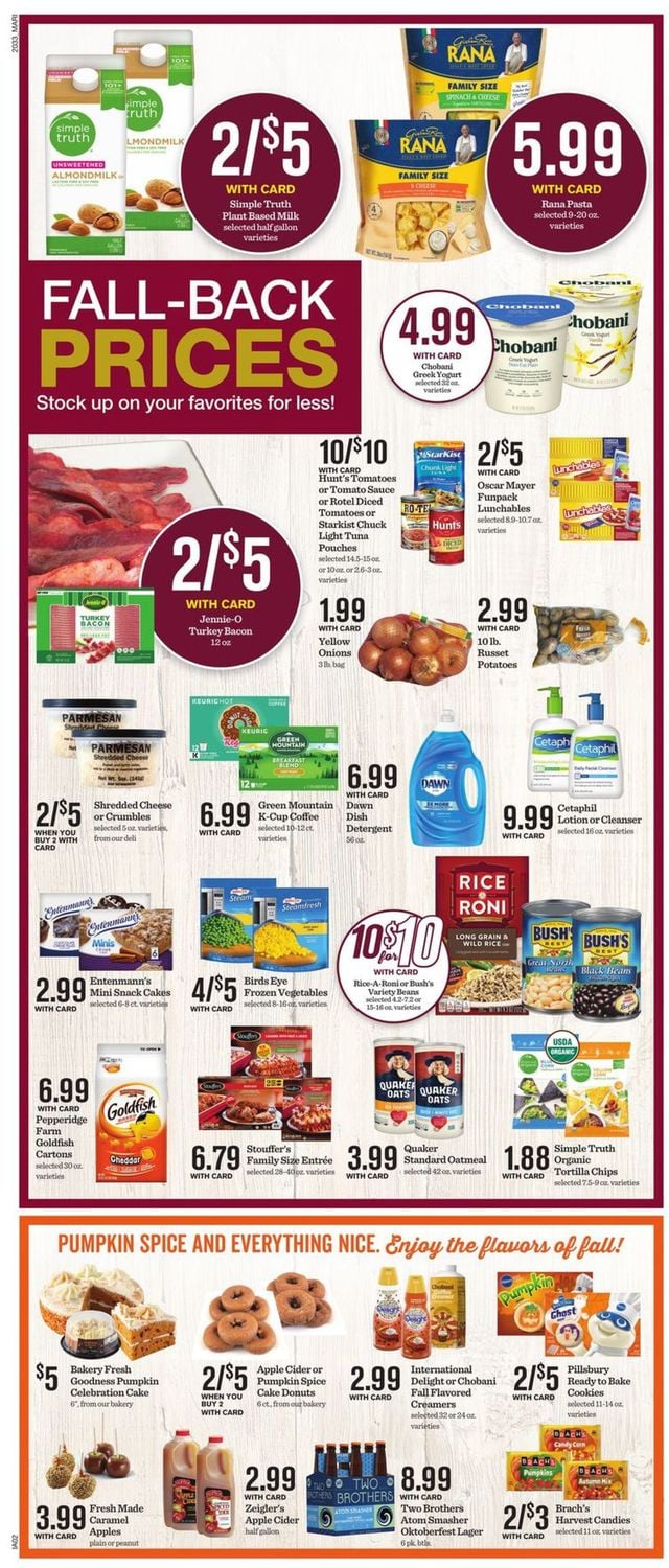 Mariano’s Ad from 09/16/2020