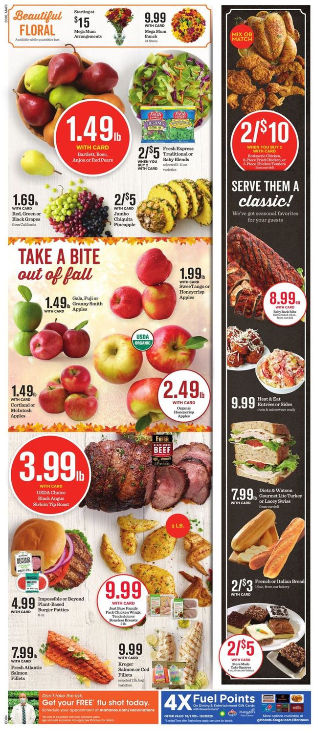 Mariano’s Ad from 10/07/2020