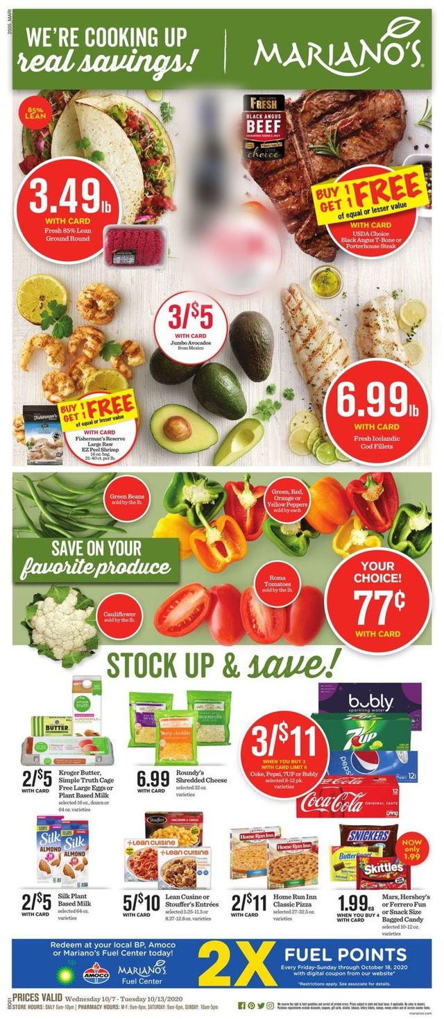 Mariano’s Ad from 10/07/2020