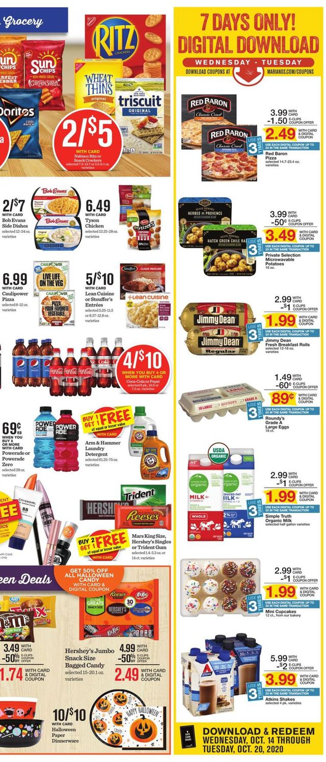Mariano’s Ad from 10/14/2020