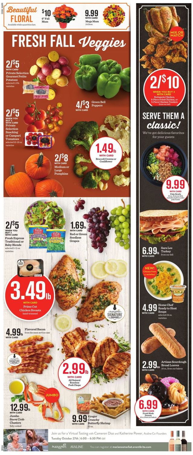 Mariano’s Ad from 10/21/2020