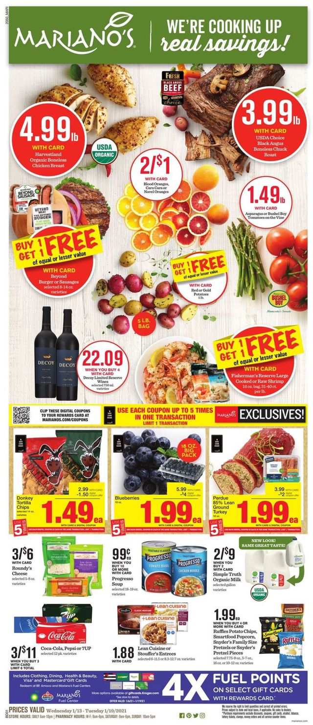 Mariano’s Ad from 01/13/2021