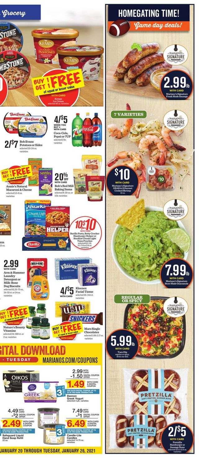 Mariano’s Ad from 01/20/2021