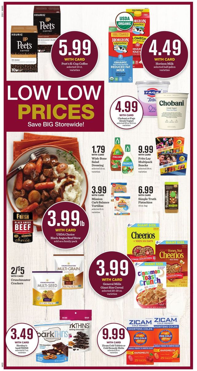 Mariano’s Ad from 01/20/2021