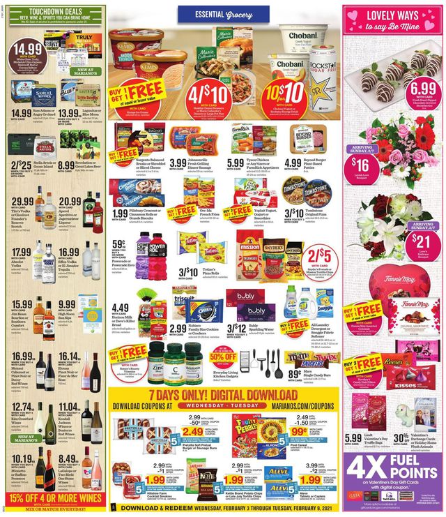 Mariano’s Ad from 02/03/2021
