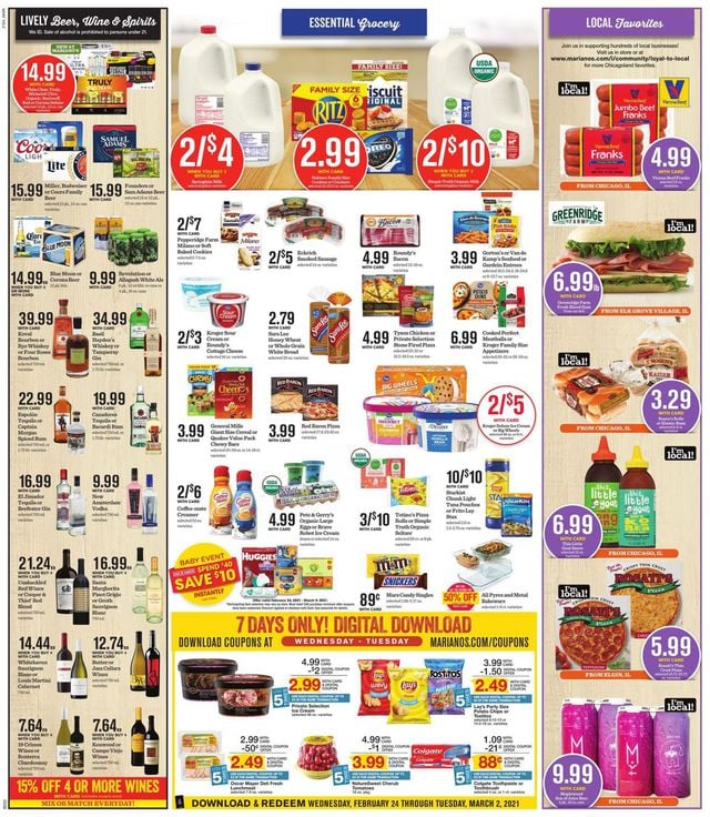 Mariano’s Ad from 02/24/2021