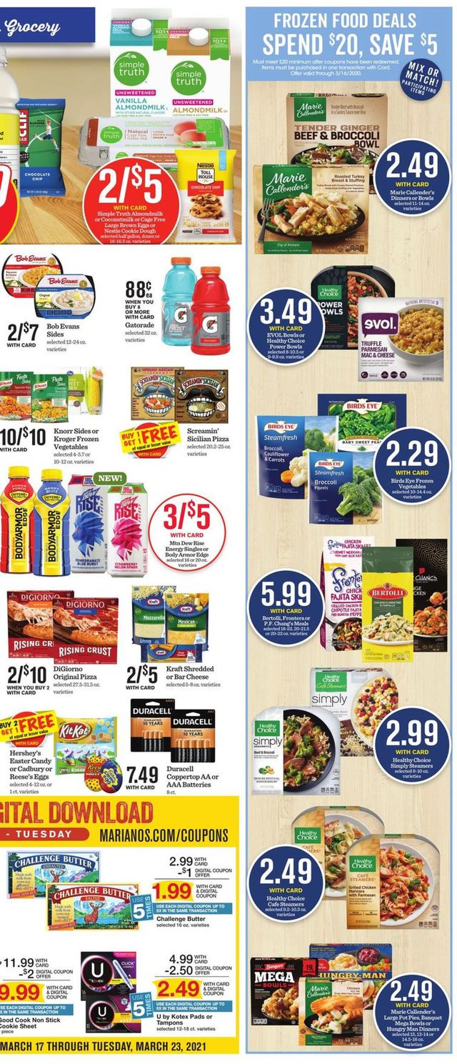 Mariano’s Ad from 03/17/2021