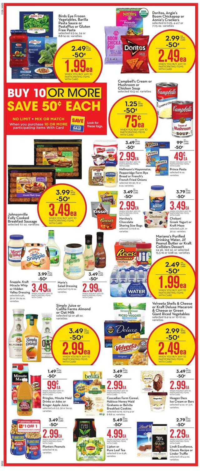 Mariano’s Ad from 03/24/2021