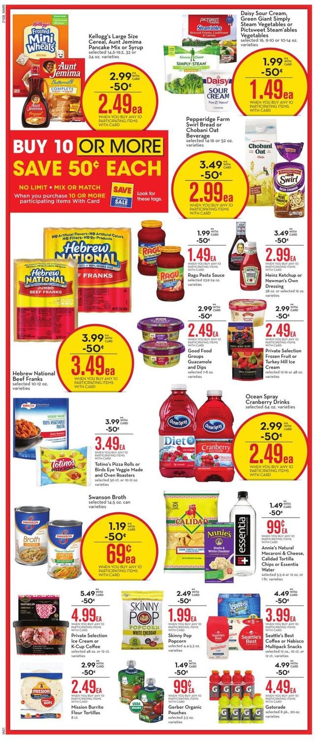 Mariano’s Ad from 03/24/2021