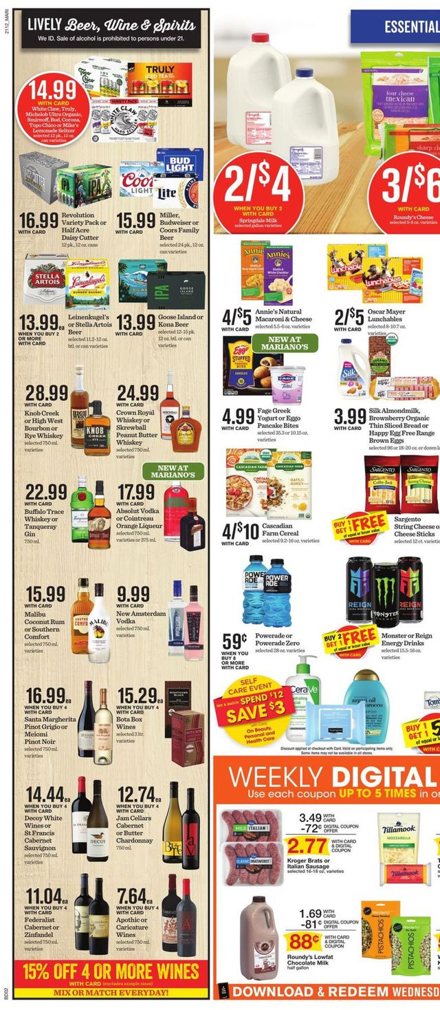 Mariano’s Ad from 04/21/2021
