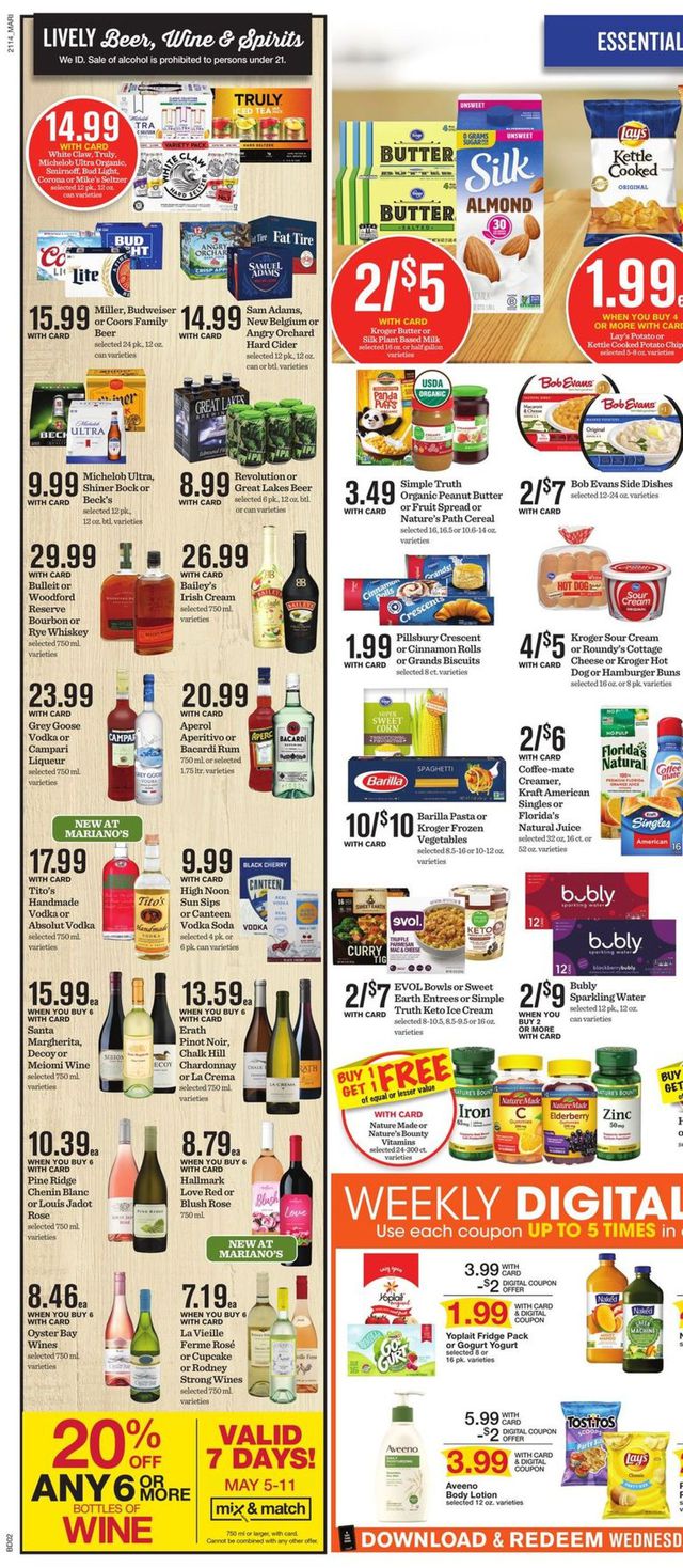 Mariano’s Ad from 05/05/2021