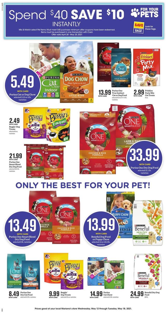 Mariano’s Ad from 05/12/2021
