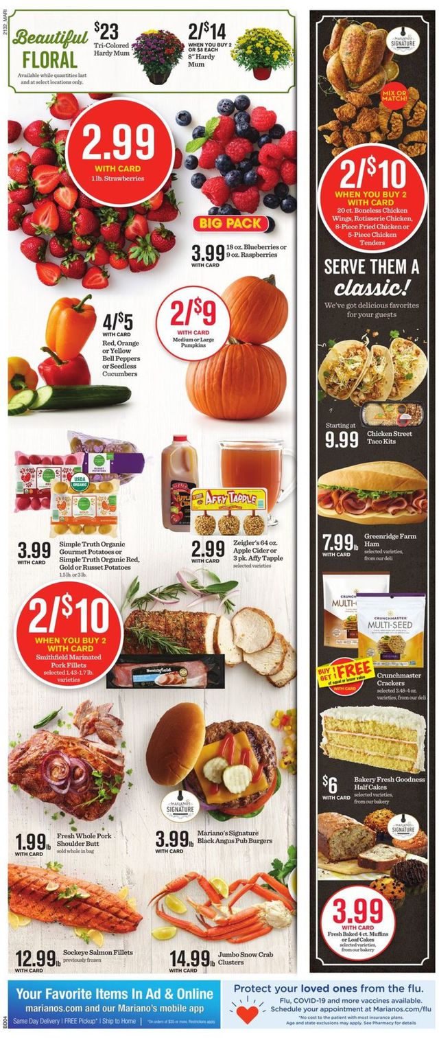 Mariano’s Ad from 09/08/2021