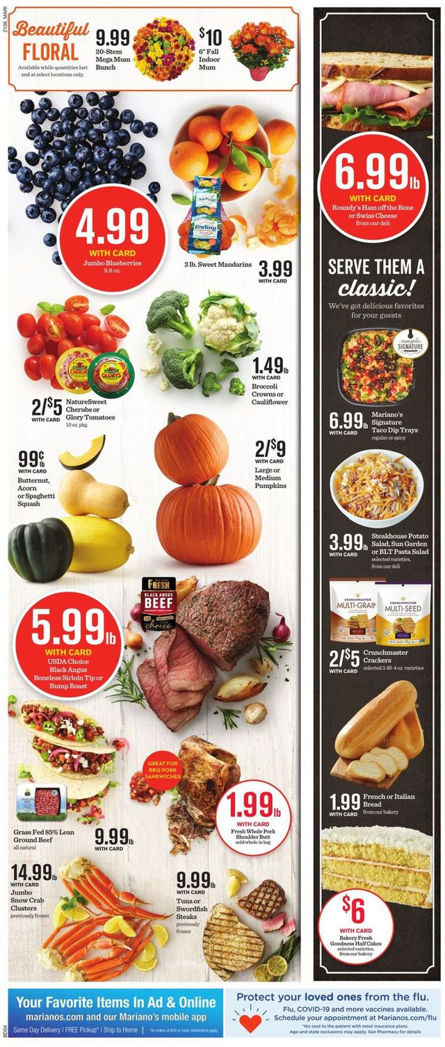 Mariano’s Ad from 10/06/2021